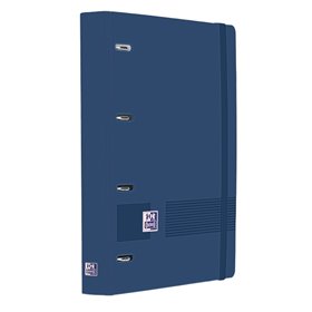 Pasta Oxford Europeanbinder Live & Go A4+, tamanho A4 com refil de 100 folhas, quadriculada 5x5mm - Capa de plástico de poliesti