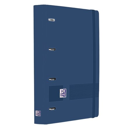 Pasta Oxford Europeanbinder Live & Go A4+, tamanho A4 com refil de 100 folhas, quadriculada 5x5mm - Capa de plástico de poliesti
