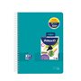 Conjunto de 8 cadernos espiral Oxford Europeanbook Live & Go tamanho A4+, 160 folhas, quadriculado 5x5 + 4 marcadores Pelikan Te