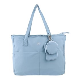Bolsa Oxford Endless Tote 14L - Compartimento grande - 9 bolsos - Inclui nécessaire interna, porta-moedas e porta-cartões - Azul