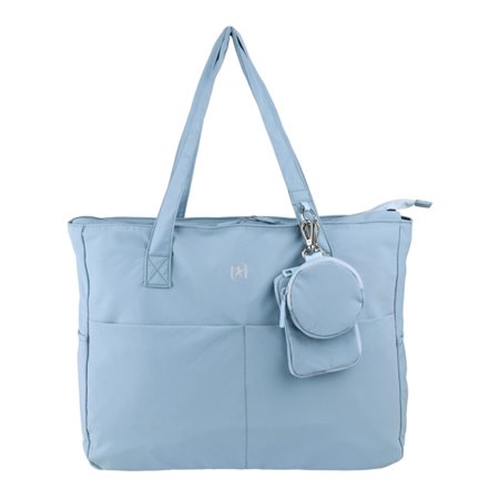 Bolsa Oxford Endless Tote 14L - Compartimento grande - 9 bolsos - Inclui nécessaire interna, porta-moedas e porta-cartões - Azul