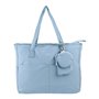 Bolsa Oxford Endless Tote 14L - Compartimento grande - 9 bolsos - Inclui nécessaire interna, porta-moedas e porta-cartões - Azul