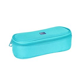 Estojo infantil Oxford Kangoo - Fecho elástico para cadernos - Poliéster - 23x5x11cm - Cores sortidas
