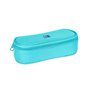 Estojo infantil Oxford Kangoo - Fecho elástico para cadernos - Poliéster - 23x5x11cm - Cores sortidas