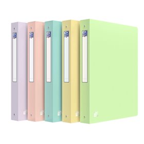 Pasta Oxford Urban com 4 argolas - Formato A4 - Lombada de 40 mm - Capacidade para até 250 folhas - Cores sortidas