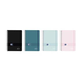 Agenda Escolar Oxford Live and Go com Espiral - Espanhol - Capa Plástica - Formato Octavo - Visão Semanal - Cores Sortidas