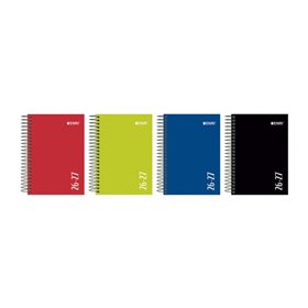 Agenda Escolar Enri com Espiral - Espanhol - Capa Extra Dura - Formato Octavo - Uma Página por Dia - Acabamento Brilhante - Core