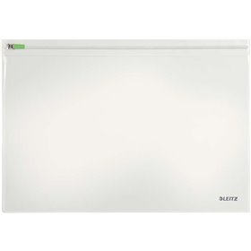 Conjunto de 2 Bolsas Transparentes Multiuso Leitz Traveller - Tamanho 230x1x330mm - Fecho com Zíper