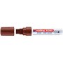 Marcador de giz líquido Edding 4090 - Ponta chanfrada - Largura da linha entre 4 e 15 mm - Odor neutro - Cor marrom