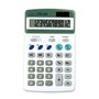 Calculadora Milan de 12 dígitos - 3 teclas de memória - Cálculo de raiz quadrada e margem - Desligamento automático - Branca