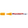 Marcador de giz líquido Edding 4095 - Ponta redonda - Espessura da linha entre 2 e 3 mm - Odor neutro - Cor laranja neon