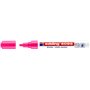 Marcador de giz líquido Edding 4095 - Ponta redonda - Espessura da linha entre 2 e 3 mm - Odor neutro - Rosa neon