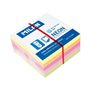Bloco de notas adesivas Milan com 250 mini blocos de notas neon - Removíveis - Medem 50 mm x 50 mm - Cores sortidas