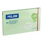 Bloco de notas Milan com 90 blocos superadesivos - Removíveis - Maior durabilidade - 76 mm x 127 mm - Verde pastel