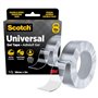 Fita adesiva dupla face em gel Scotch 30 mm x 3 m - Adesivo removível - Suporta com segurança até 9 kg - Transparente
