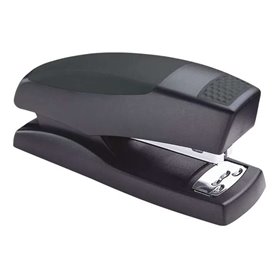 Grampeador de mesa Petrus 435 Golf - Grampeia até 30 folhas - Grampos fechados, abertos e de contato - Preto