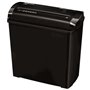 Triturador de Papel Manual Fellowes P-25S com Corte em Tiras - Tritura até 5 Folhas - Cesto de 11L - Preto