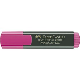 Caneta Marcadora Fluorescente Faber-Castell Textliner 48 - Ponta Chanfrada - Espessura da Linha entre 1,2 mm e 5 mm - Tinta à Ba