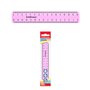 Régua para Bolo Erichkrause - 15cm - Rosa - Saco de Polietileno