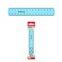 Régua Erichkrause Pastel 15cm - Perfeita para uso escolar ou no escritório - Cor azul pastel
