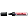 Marcador permanente Edding 500 - Ponta chanfrada - Largura da linha entre 2 e 7 mm - Recarregável - Secagem instantânea - Preto