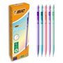 Lápis mecânico Bic Matic Pastel 0,7 mm HB com borracha - Ponta retrátil - Cores pastel sortidas