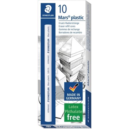 Borracha de substituição de plástico Staedtler Mars para suporte de borracha 528 50