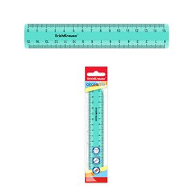 Régua Erichkrause Mint Pastel - 15cm - Verde Menta - Embalagem em saco plástico