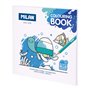Livro de colorir microperfurado Milan Blue Odyssey - Tema Fauna Marinha - 20 ilustrações detalhadas