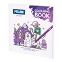 Livro de colorir Invasão Alienígena de Milão - Microperfurado - Tema Alienígena - 20 Ilustrações Detalhadas