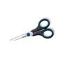 Tesoura Dahle 54405 Office Comfort-Grip em aço temperado, 14 cm - Lâminas afiadas - Cabos revestidos de borracha