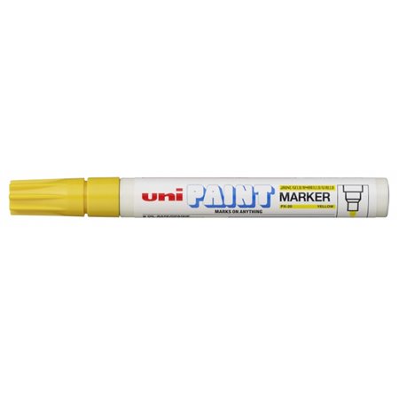 Marcador de tinta Uni-ball PX-20 - Ponta de acrílico tipo bala de 2,2 a 2,8 mm - Permanente em todas as superfícies - Resistente