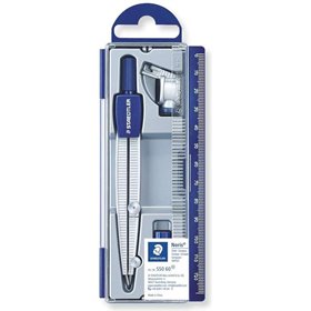 Compasso de Precisão Staedtler Noris 550 60 - Diâmetro Máximo 300mm - Para Iniciantes em Desenho
