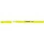 Marcador fluorescente Stabilo Flash - Tamanho de bolso - Espessura do traço de 1 e 3,5 mm - Tinta à base de água - Amarelo