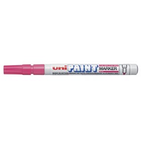 Marcador de tinta Uni-ball PX-21 - Marcador de tinta - Ponta de acrílico tipo bala de 0,8 a 1,2 mm - Traço fino - Corpo de alumí