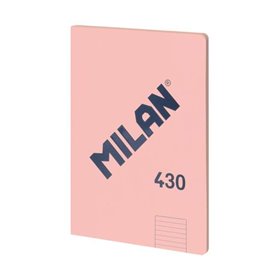Caderno Colado Milan Série 1918, Formato A4, Pautado com Linhas de 7mm - 48 Folhas de Papel 95 g/m² - Microperfurado - Capa Flex