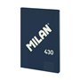 Caderno Milan Série 1918, Formato A4, Quadriculado 5x5mm - 48 Folhas de Papel 95 g/m² - Microperfurado - Capa Flexível - Azul Es