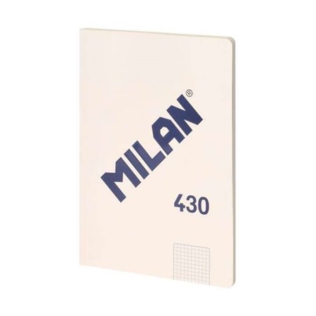 Caderno Colado Milan Série 1918, Formato A4, Quadriculado 5x5mm - 48 Folhas de Papel 95 g/m² - Microperfurado - Capa Flexível - 