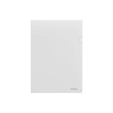 Pasta Erichkrause Fizzy Classic A4 com Aba de Abertura - Capacidade para 20 Folhas - Acabamento Texturizado Transparente