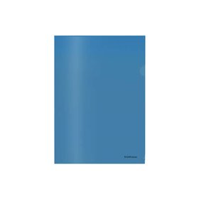 Pastas Erichkrause Glossy Classic com bordas feitas à mão - A4 semitransparente - Azul