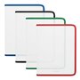 Pasta com zíper Erichkrause Matt Clear A4+ - Material transparente - Para organizar e transportar documentos - Cores sortidas