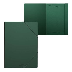 Pasta Erichkrause Matt Classic A4 com Abas - Fabricada em Polipropileno - Verde