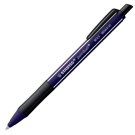 Caneta Esferográfica Retrátil Stabilo Pointball Naturecolors Wildflower - Espessura da Linha 0,5 mm - Fabricada com 87% de Biopl