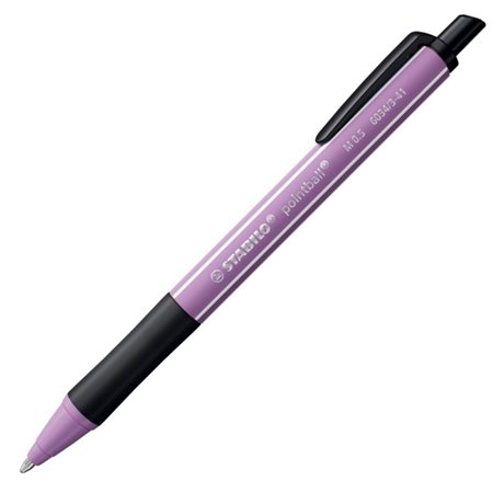 Caneta Esferográfica Retrátil Stabilo Pointball Naturecolors Wildflower - Espessura da Linha 0,5 mm - Fabricada com 87% de Biopl