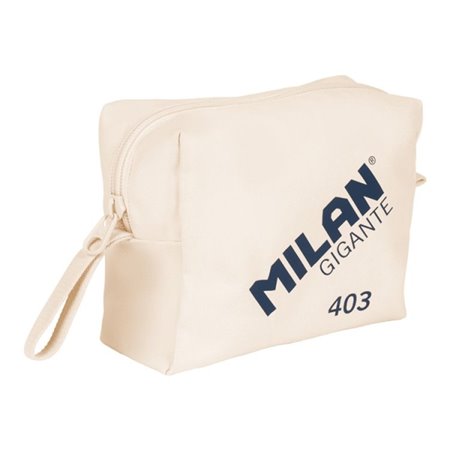 Nécessaire Milan Serie 1918 Giant 403 de grande capacidade - Tamanho 27x20x11cm - 2 compartimentos internos - Fecho com zíper - 