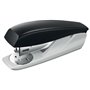 Grampeador de mesa Petrus 210 - Grampeia até 25 folhas - Removedor de grampos integrado - Abre, fecha e vibra - Preto