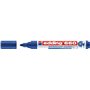Marcador para quadro branco Edding 660 - Ponta redonda - Espessura da linha entre 1,5 e 3 mm - Tinta pigmentada - Recarregável -