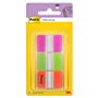 Dispensador de marcadores Post-it com 66 unidades reposicionáveis - Formato retangular - Cores sortidas