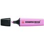 Marcador fluorescente pastel Stabilo Boss 70 - Espessura da linha de 2 a 5 mm - Recarregável - Tinta à base de água - Fúcsia gel
