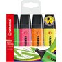 Stabilo Boss 70 - Pacote com 4 Marcadores Fluorescentes - Espessura da Linha entre 2 e 5 mm - Recarregáveis - Tinta à Base de Ág